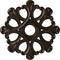 Ekena Millwork Angel Ceiling Medallion (Fits Canopies up to 4 3/8"), 20 7/8"OD x 3 5/8"ID x 1"P, Stone Hearth CM20ANSHF - alternate 1